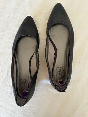 Well Worn Life Stride Simply Comfort Black Pointed Toe Women's Flats